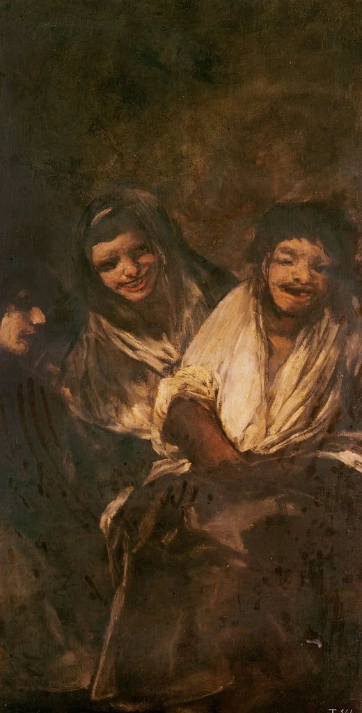 Francisco de Goya y Lucientes - Un uomo e due donne che ride, Museo del Prado, Madrid